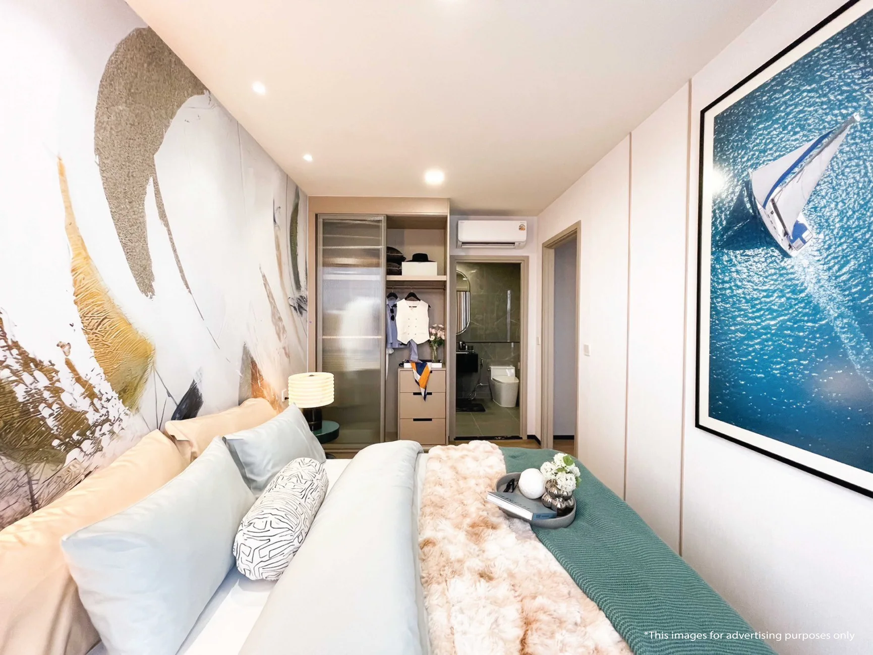 Aquarous Jomtien: Bedroom interior