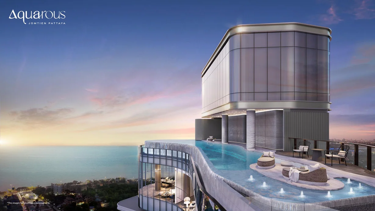 Aquarous Jomtien: Rooftop and upper-level facilities