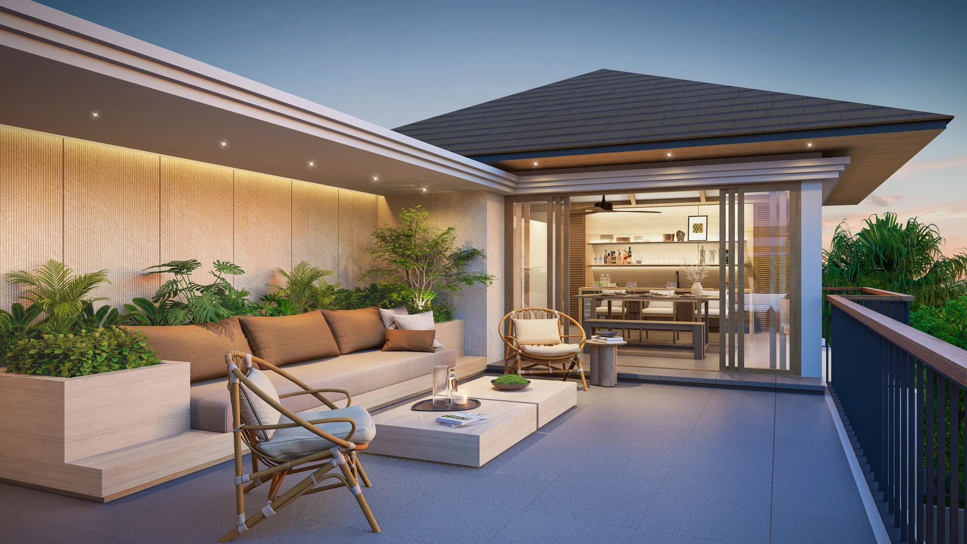 BALCO Bangtao: Outdoor terrace and seating