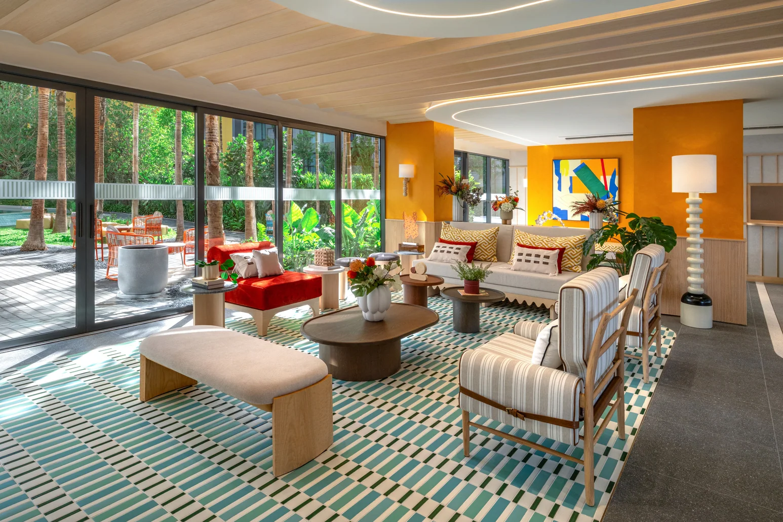 THE BASE Rise: Shared lounge and seating