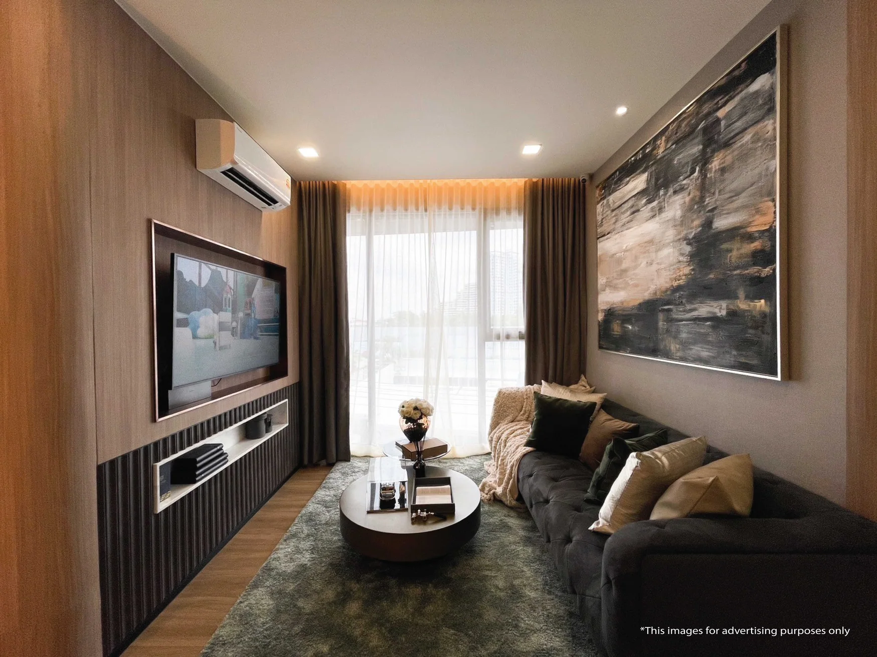 Aquarous Jomtien: Living area