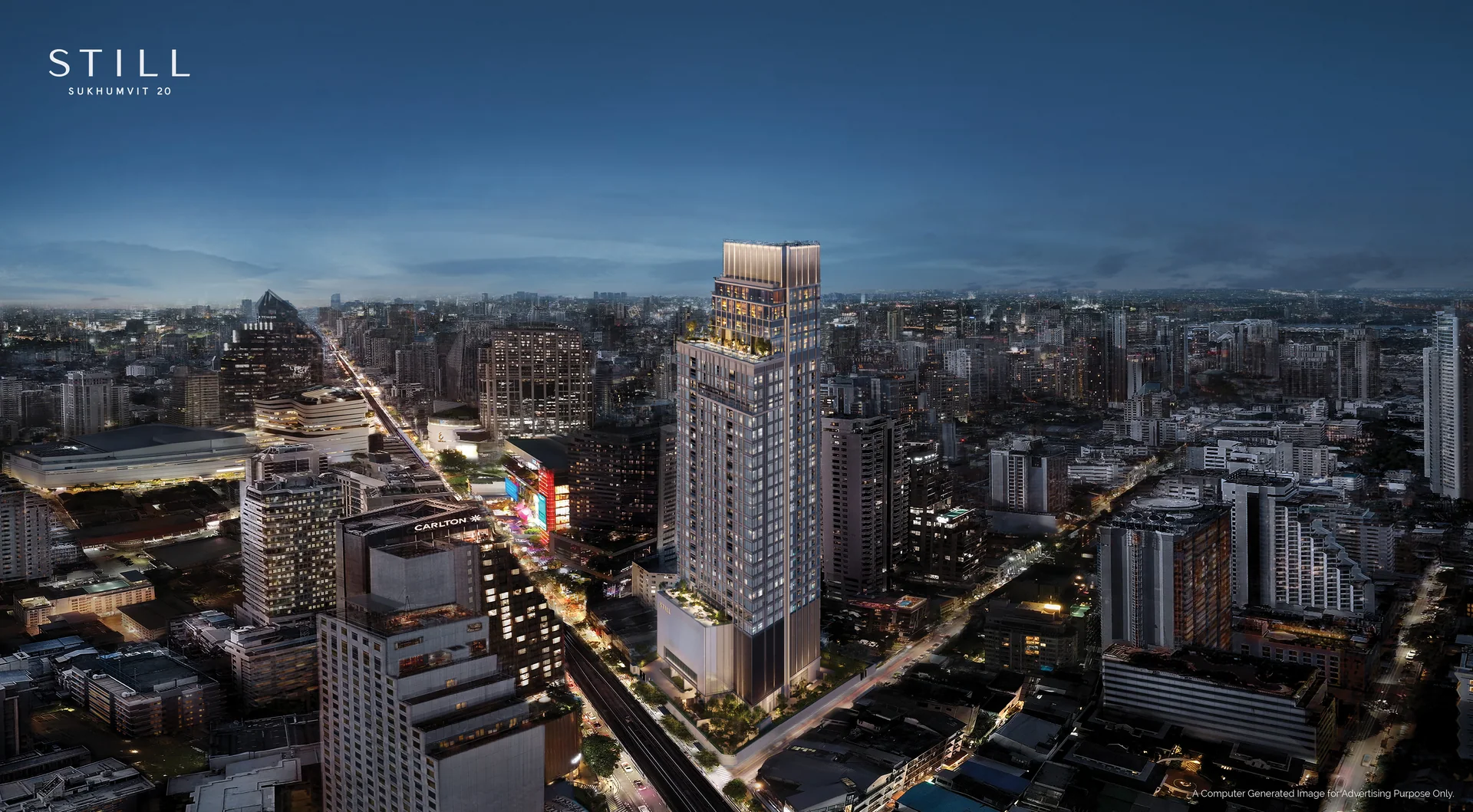Architectural rendering of the planned STILL Sukhumvit 20 building.